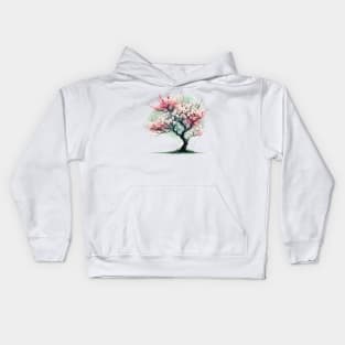 Blossom of Renewal Spring Awakening Illustration Kids Hoodie